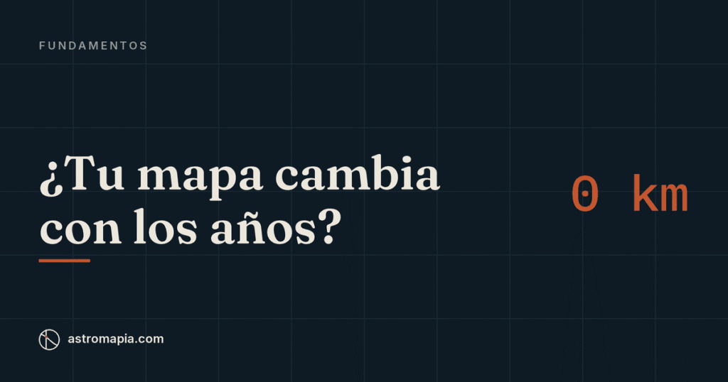 Portada del artículo «¿Cambia tu mapa astrocartográfico con los años?»
