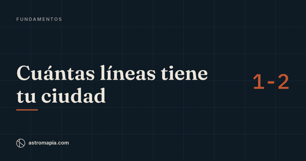 Portada del artículo «Cuántas líneas tiene una ciudad y cuál manda»