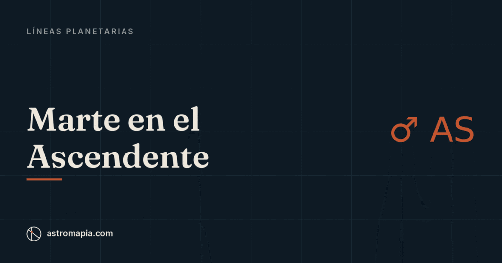 Portada del artículo «Marte en el Ascendente: la línea del arranque»