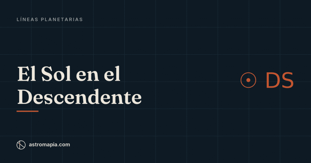 Portada del artículo «El Sol en el Descendente: la persona importante llega a ti»