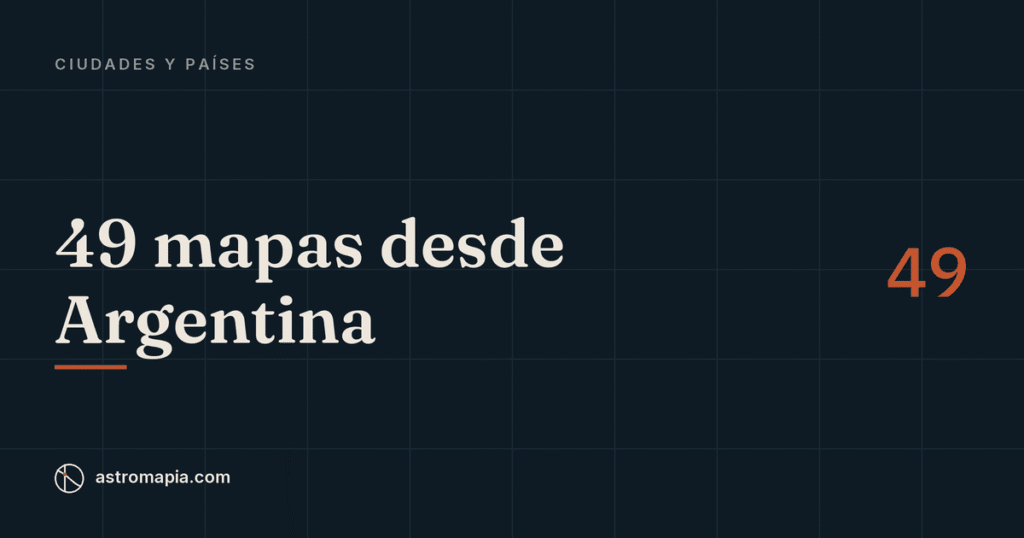 Portada del artículo «Astrocartografía en Argentina: lo que buscan 49 lectores argentinos y qué ciudades les salen»