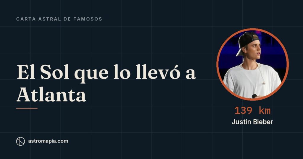 Portada del artículo «Carta astral de Justin Bieber: el Sol que lo llevó a Atlanta»