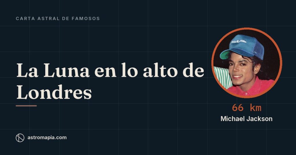 Portada del artículo «Carta astral de Michael Jackson: sus líneas en Los Ángeles y Londres»